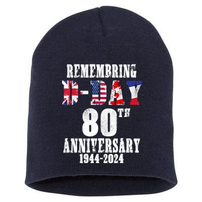 Omaha Beach 1944 Dday 2024 80th Anniversary Normandy Short Acrylic Beanie