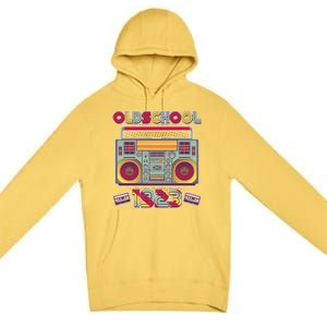 Oldschool Boombox 1923 100th Birthday Premium Pullover Hoodie