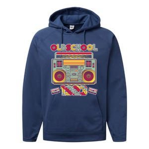 Oldschool Boombox 1923 100th Birthday Performance Fleece Hoodie