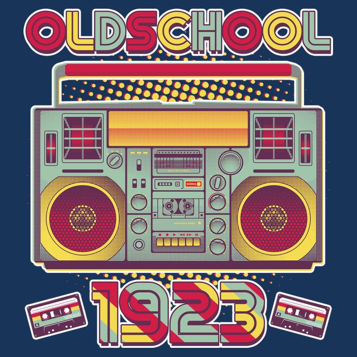 Oldschool Boombox 1923 100th Birthday Flatbill Hat