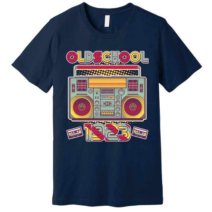 Oldschool Boombox 1923 100th Birthday Premium T-Shirt