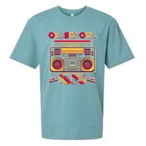 Oldschool Boombox 1923 100th Birthday Sueded Cloud Jersey T-Shirt