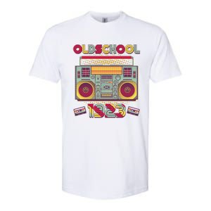 Oldschool Boombox 1923 100th Birthday Softstyle CVC T-Shirt