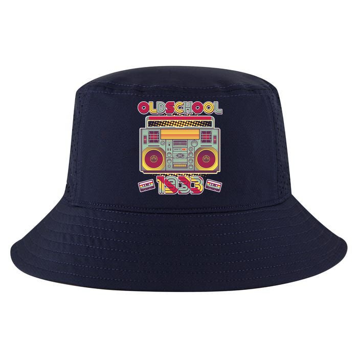 Oldschool Boombox 1933 90th Birthday Cool Comfort Performance Bucket Hat