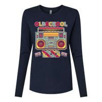 Oldschool Boombox 1933 90th Birthday Womens Cotton Relaxed Long Sleeve T-Shirt