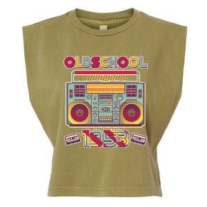 Oldschool Boombox 1953 70th Birthday Garment-Dyed Women's Muscle Tee