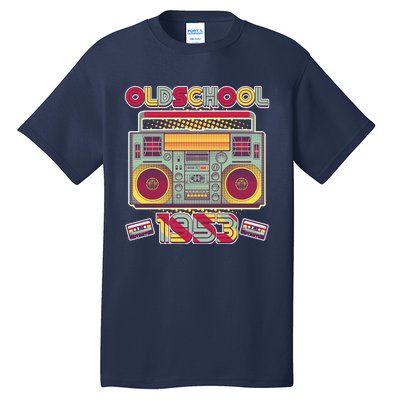 Oldschool Boombox 1953 70th Birthday Tall T-Shirt