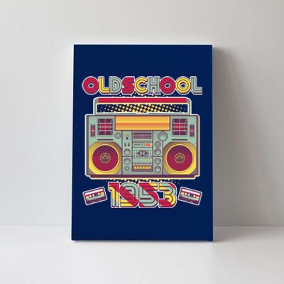 Oldschool Boombox 1953 70th Birthday Canvas