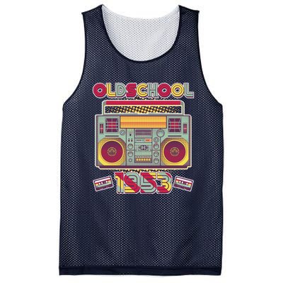 Oldschool Boombox 1953 70th Birthday Mesh Reversible Basketball Jersey Tank