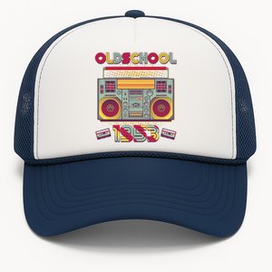 Oldschool Boombox 1953 70th Birthday Trucker Hat