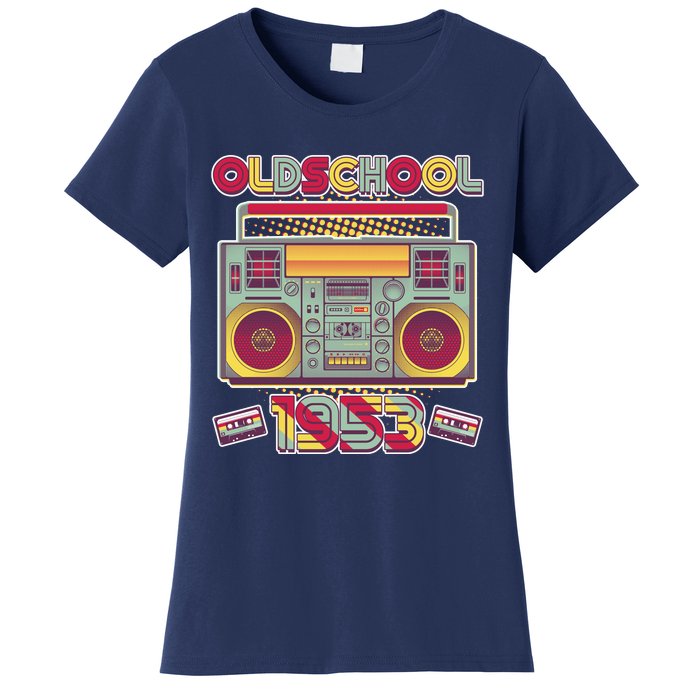 Oldschool Boombox 1953 70th Birthday Women's T-Shirt