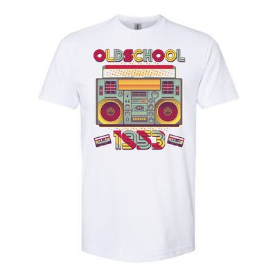 Oldschool Boombox 1953 70th Birthday Softstyle CVC T-Shirt