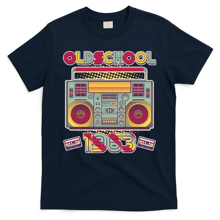 Oldschool Boombox 1963 60th Birthday T-Shirt