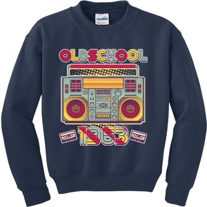 Oldschool Boombox 1963 60th Birthday Kids Sweatshirt