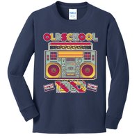 Oldschool Boombox 1963 60th Birthday Kids Long Sleeve Shirt