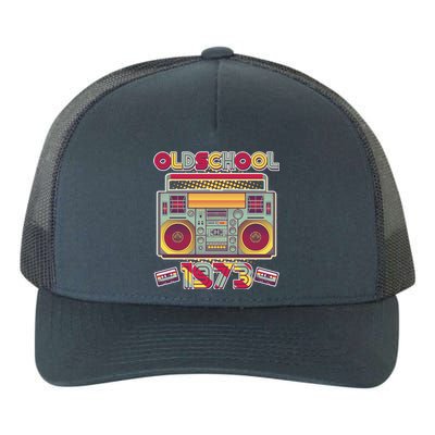 Oldschool Boombox 1973 50th Birthday Yupoong Adult 5-Panel Trucker Hat