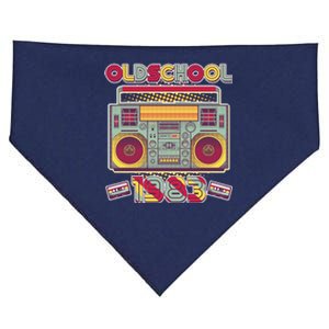 Oldschool Boombox 1983 40th Birthday USA-Made Doggie Bandana