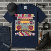 Oldschool Boombox 1983 40th Birthday Tall T-Shirt