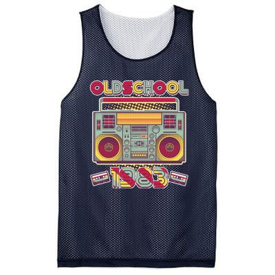 Oldschool Boombox 1983 40th Birthday Mesh Reversible Basketball Jersey Tank