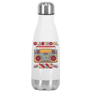 Oldschool Boombox 1983 40th Birthday Stainless Steel Insulated Water Bottle