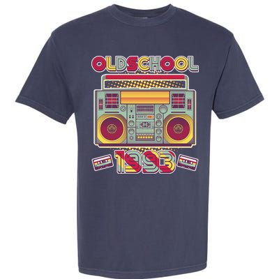 Oldschool Boombox 1993 30th Birthday Garment-Dyed Heavyweight T-Shirt