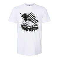 Omaha Beach 1944 Dday 2024 80th Anniversary Normandy Softstyle CVC T-Shirt