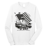 Omaha Beach 1944 Dday 2024 80th Anniversary Normandy Long Sleeve Shirt