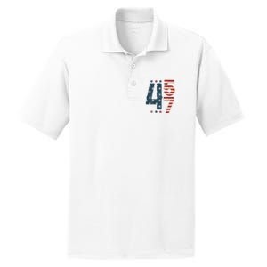 On Back 45 47 President 2024 45 And 47 America Women PosiCharge RacerMesh Polo