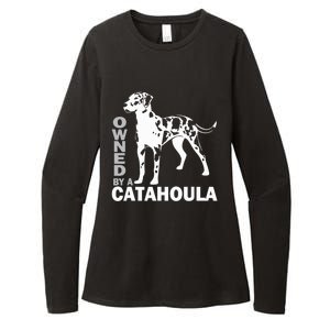 Owned By A Catahoula Leopard Dog Louisiana Cur Dog Womens CVC Long Sleeve Shirt