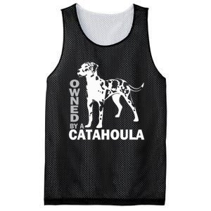 Owned By A Catahoula Leopard Dog Louisiana Cur Dog Mesh Reversible Basketball Jersey Tank