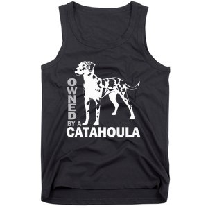 Owned By A Catahoula Leopard Dog Louisiana Cur Dog Tank Top