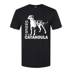 Owned By A Catahoula Leopard Dog Louisiana Cur Dog Softstyle CVC T-Shirt