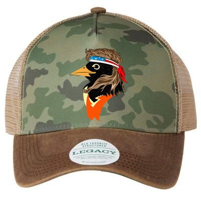 Oriole Bird American Hero Funny Trendy Legacy Tie Dye Trucker Hat
