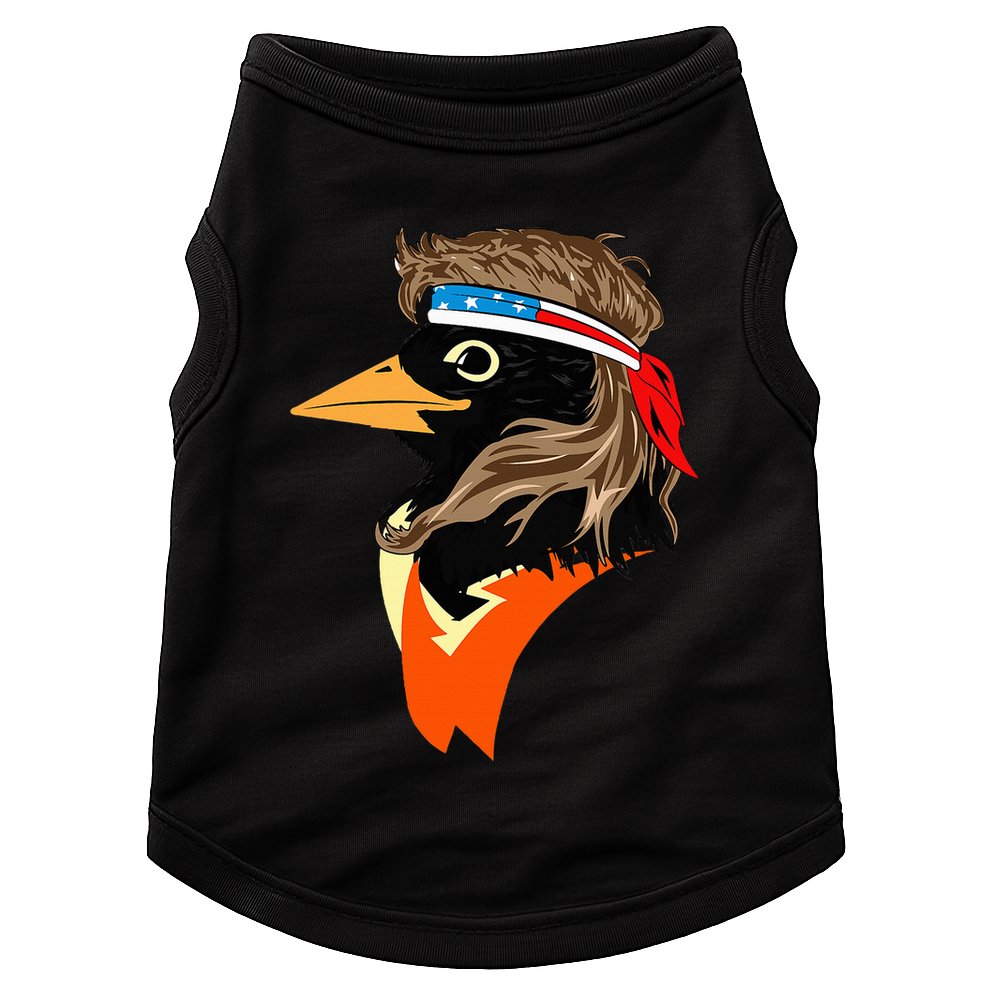 Oriole Bird American Hero Funny Trendy Doggie Tank