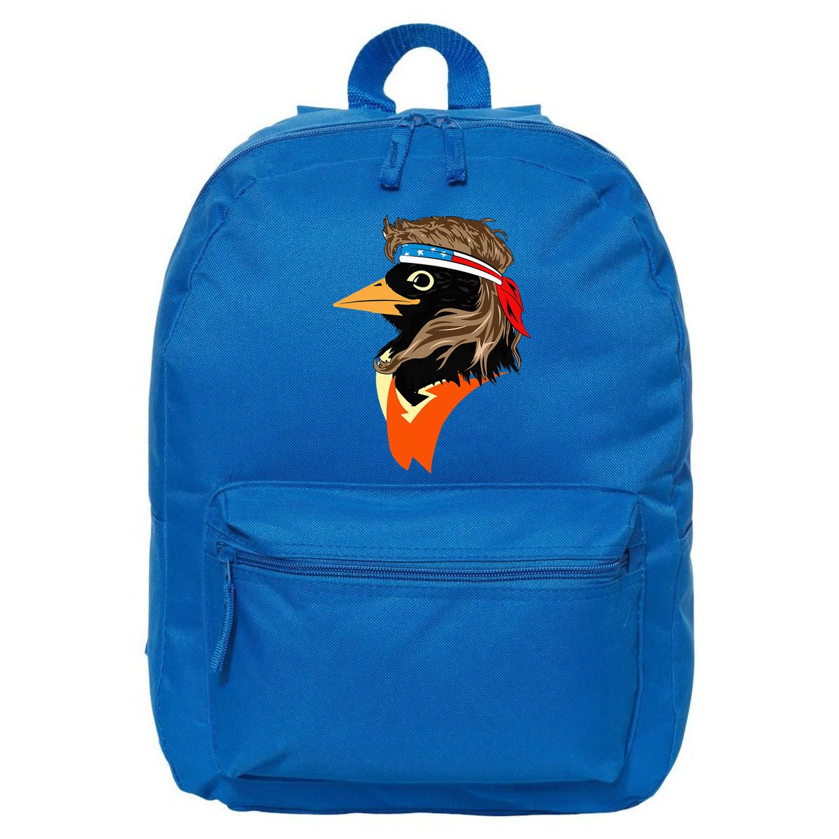 Oriole Bird American Hero Funny Trendy 16 in Basic Backpack