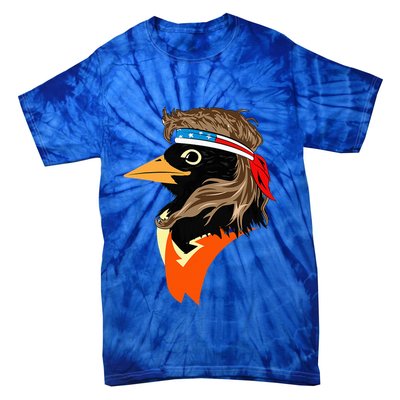 Oriole Bird American Hero Funny Trendy Tie-Dye T-Shirt