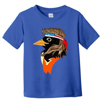 Oriole Bird American Hero Funny Trendy Toddler T-Shirt