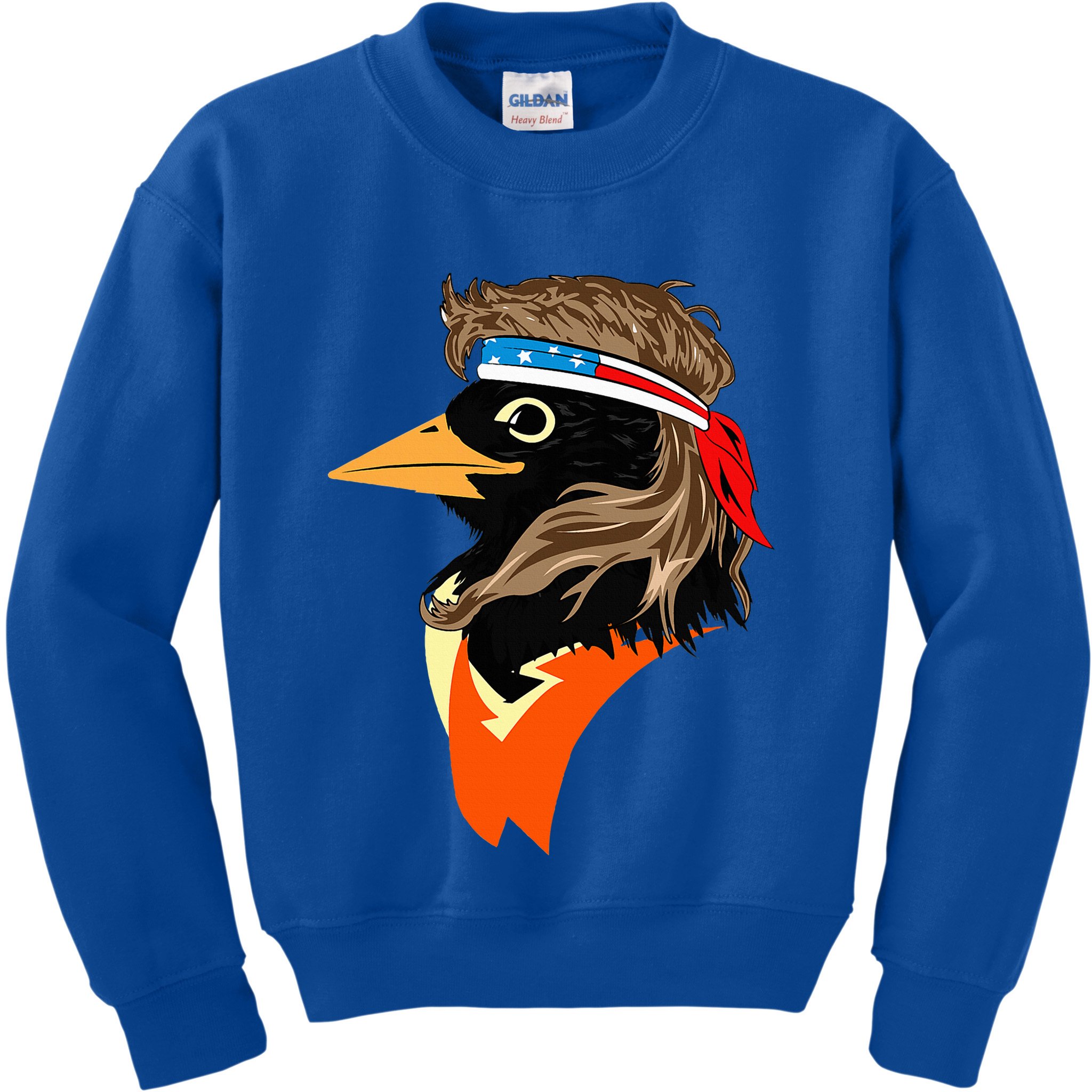 Oriole Bird American Hero Funny Trendy Kids Sweatshirt