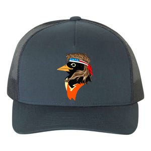 Oriole Bird American Hero Funny Trendy Yupoong Adult 5-Panel Trucker Hat