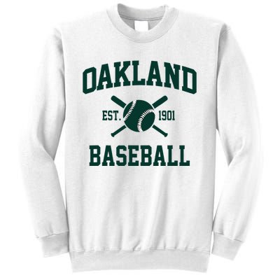 Oakland Baseball Athletic Vintage Sports Team Fan Sweatshirt