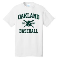 Oakland Baseball Athletic Vintage Sports Team Fan Tall T-Shirt