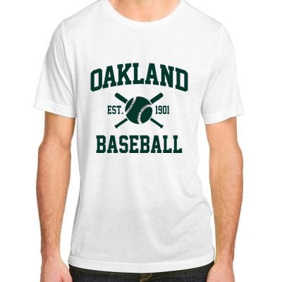 Oakland Baseball Athletic Vintage Sports Team Fan Adult ChromaSoft Performance T-Shirt