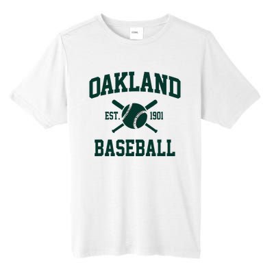 Oakland Baseball Athletic Vintage Sports Team Fan Tall Fusion ChromaSoft Performance T-Shirt