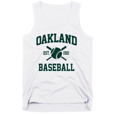 Oakland Baseball Athletic Vintage Sports Team Fan Tank Top