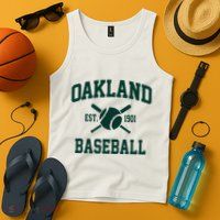 Oakland Baseball Athletic Vintage Sports Team Fan Tank Top