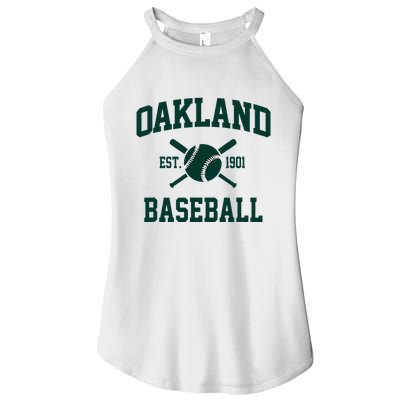 Oakland Baseball Athletic Vintage Sports Team Fan Women's Perfect Tri Rocker Tank