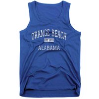 Orange Beach Alabama AL Vintage Graphic Retro 70s Tank Top