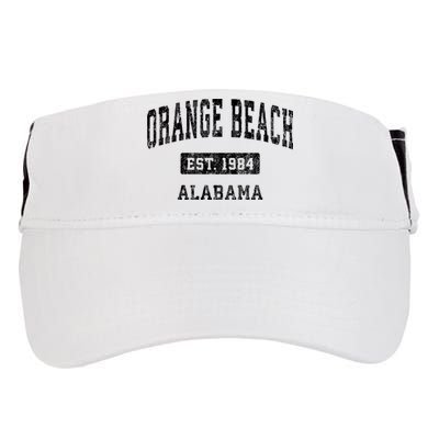Orange Beach Alabama Al Vintage Established Sports Design Adult Drive Performance Visor
