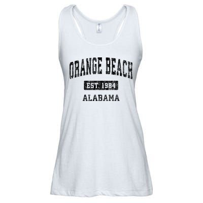 Orange Beach Alabama Al Vintage Established Sports Design Ladies Essential Flowy Tank
