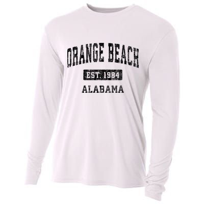 Orange Beach Alabama Al Vintage Established Sports Design Cooling Performance Long Sleeve Crew